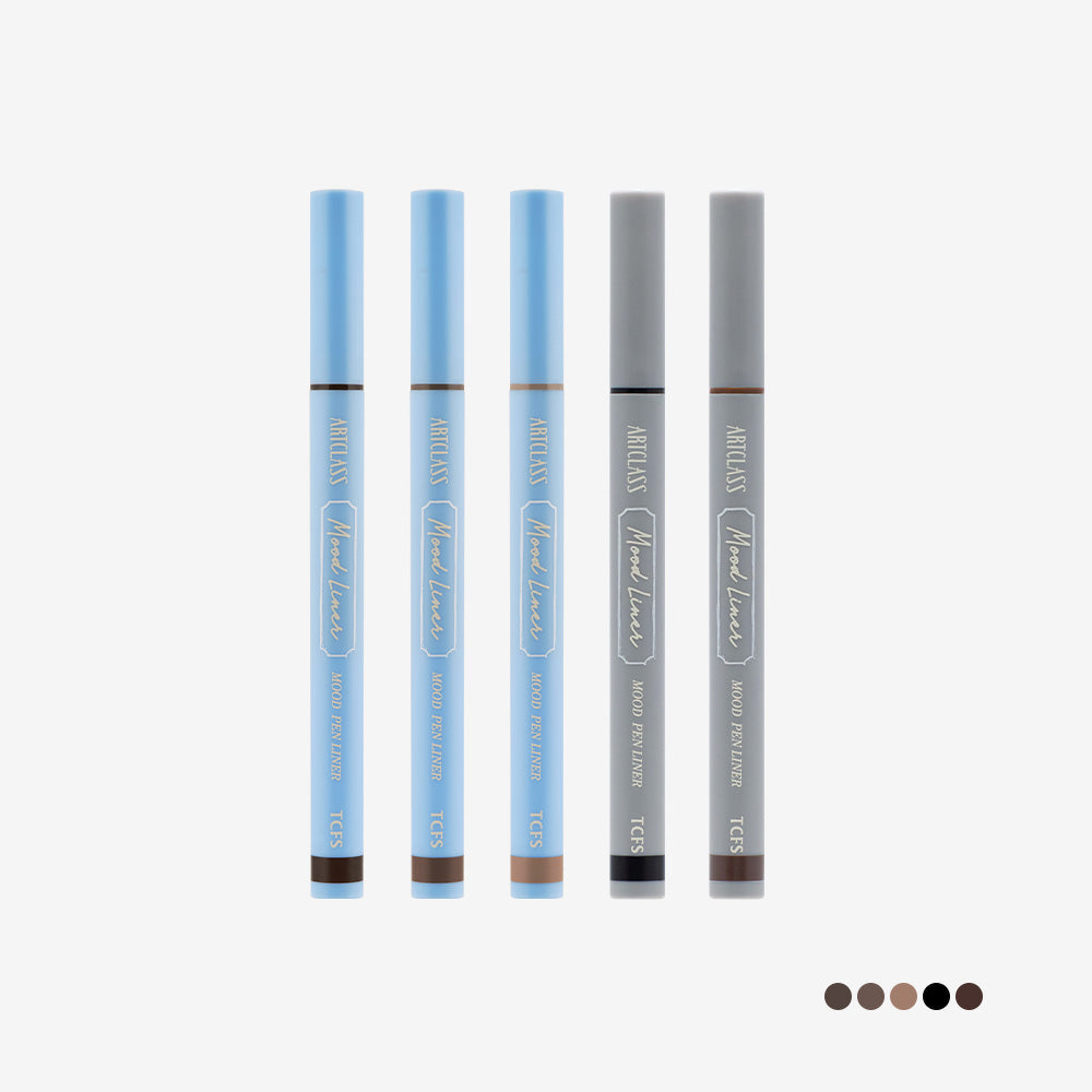 Assorted colors of TOO COOL FOR SCHOOL mood pen liner on display