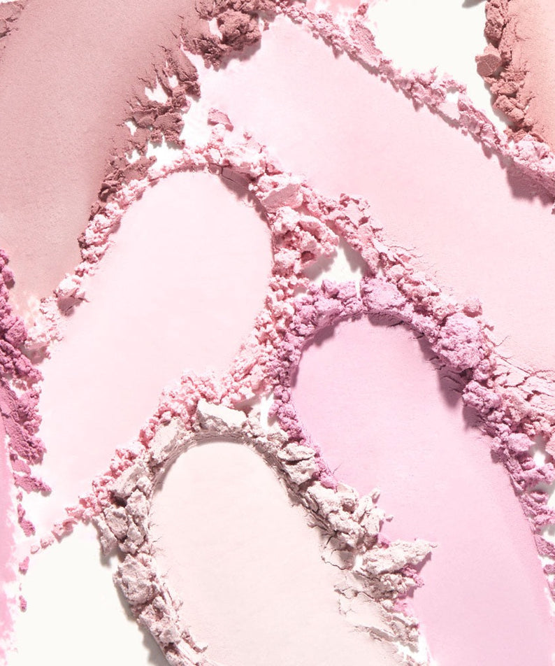 TOOQ Master Piece Face Shadow Palette with shades of pink textured powders for versatile makeup looks.