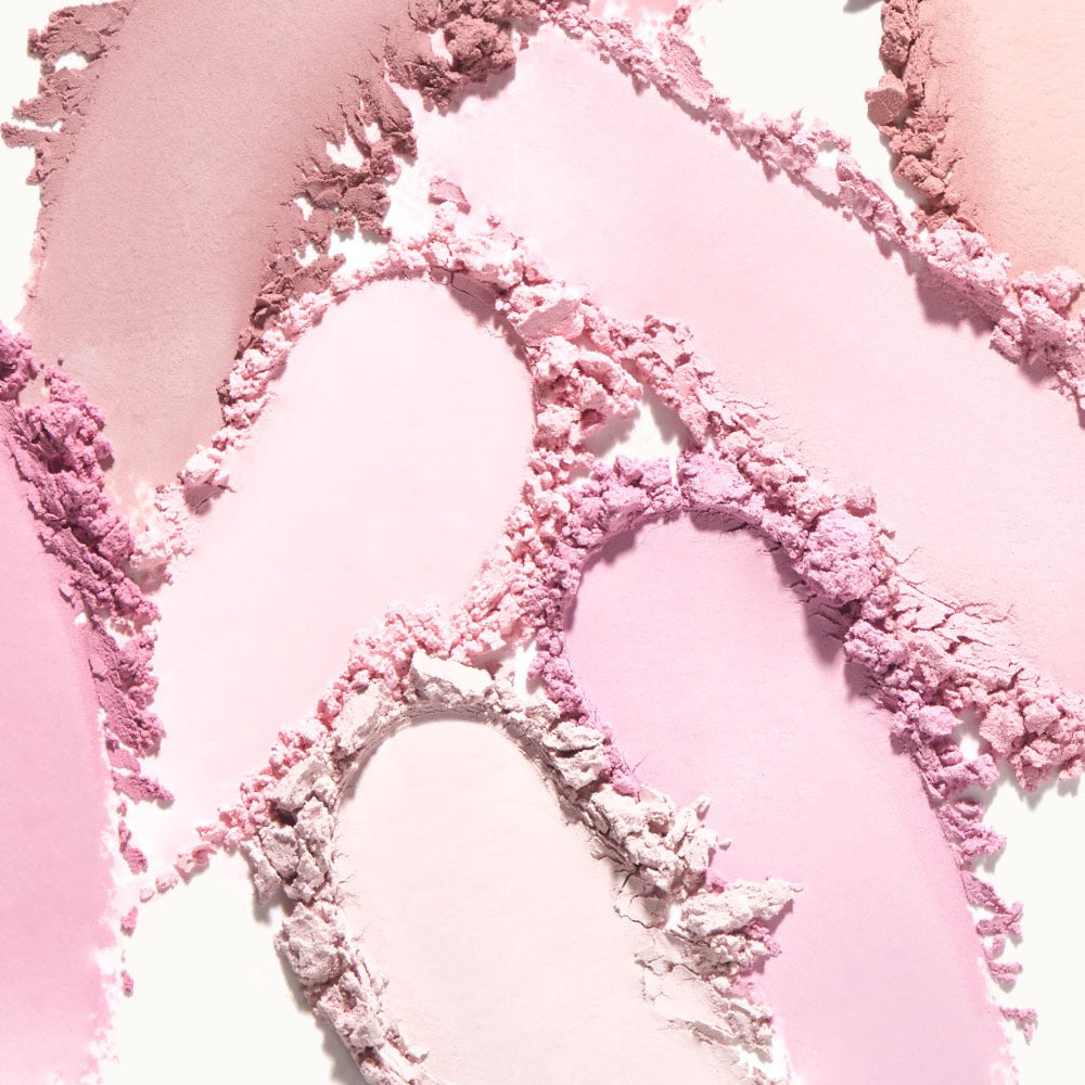 TOOQ Master Piece Face Shadow Palette with shades of pink textured powders for versatile makeup looks.