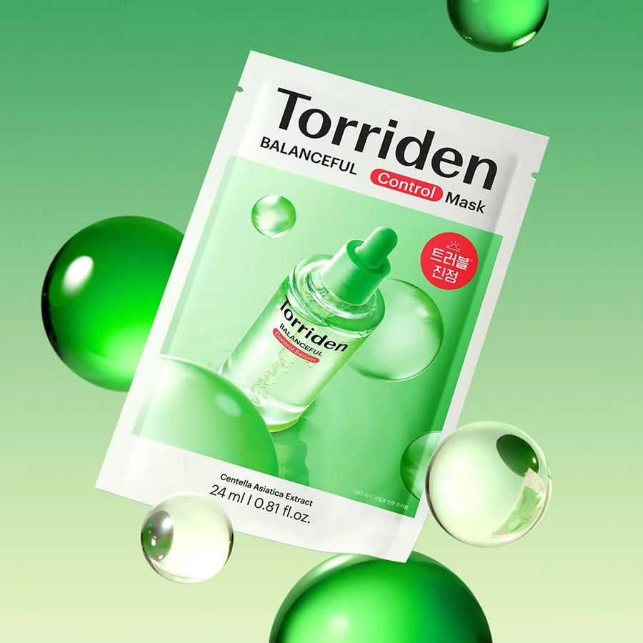 Torriden Balanced Cica Control Mask 24ml X 10 Sheets