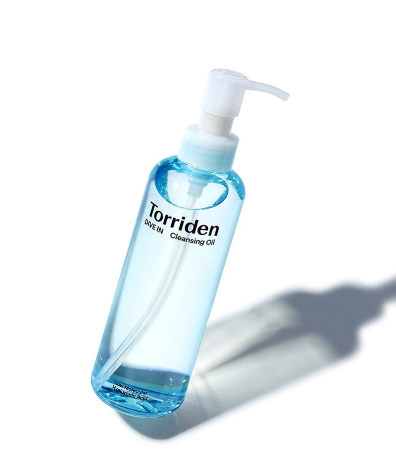 TORRIDEN Dive in Low Molecular Hyaluronic Acid Cleansing Oil 200ml bottle with pump dispenser