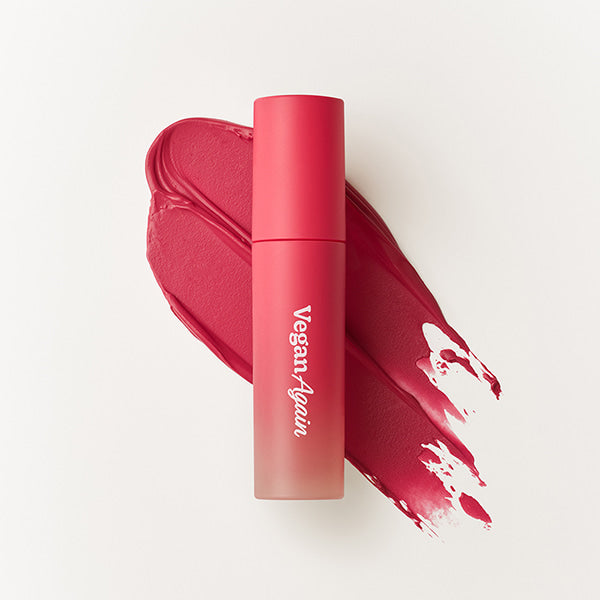 TOUCH IN SOL Vegan Again Blurcore Lip Tint with vibrant red tones and smooth finish, perfect for adding a pop of color to your lips.