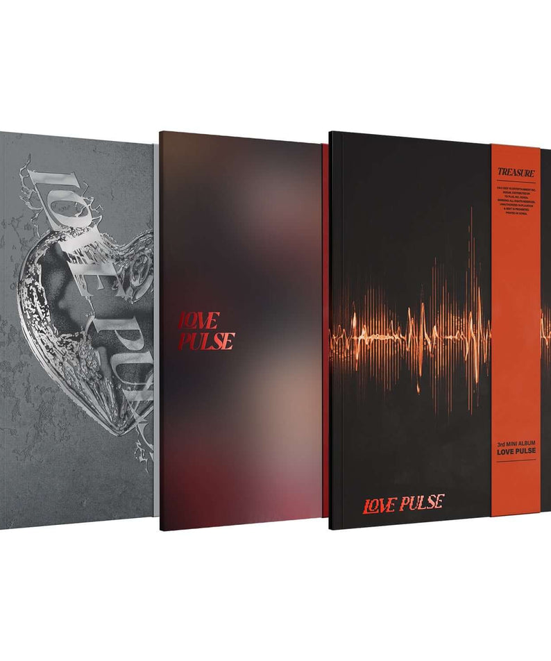 TREASURE - 3rd MINI ALBUM [LOVE PULSE] (Set of 3) - Kpop Alb | Kool Seoul - Buy Kpop Albums Online