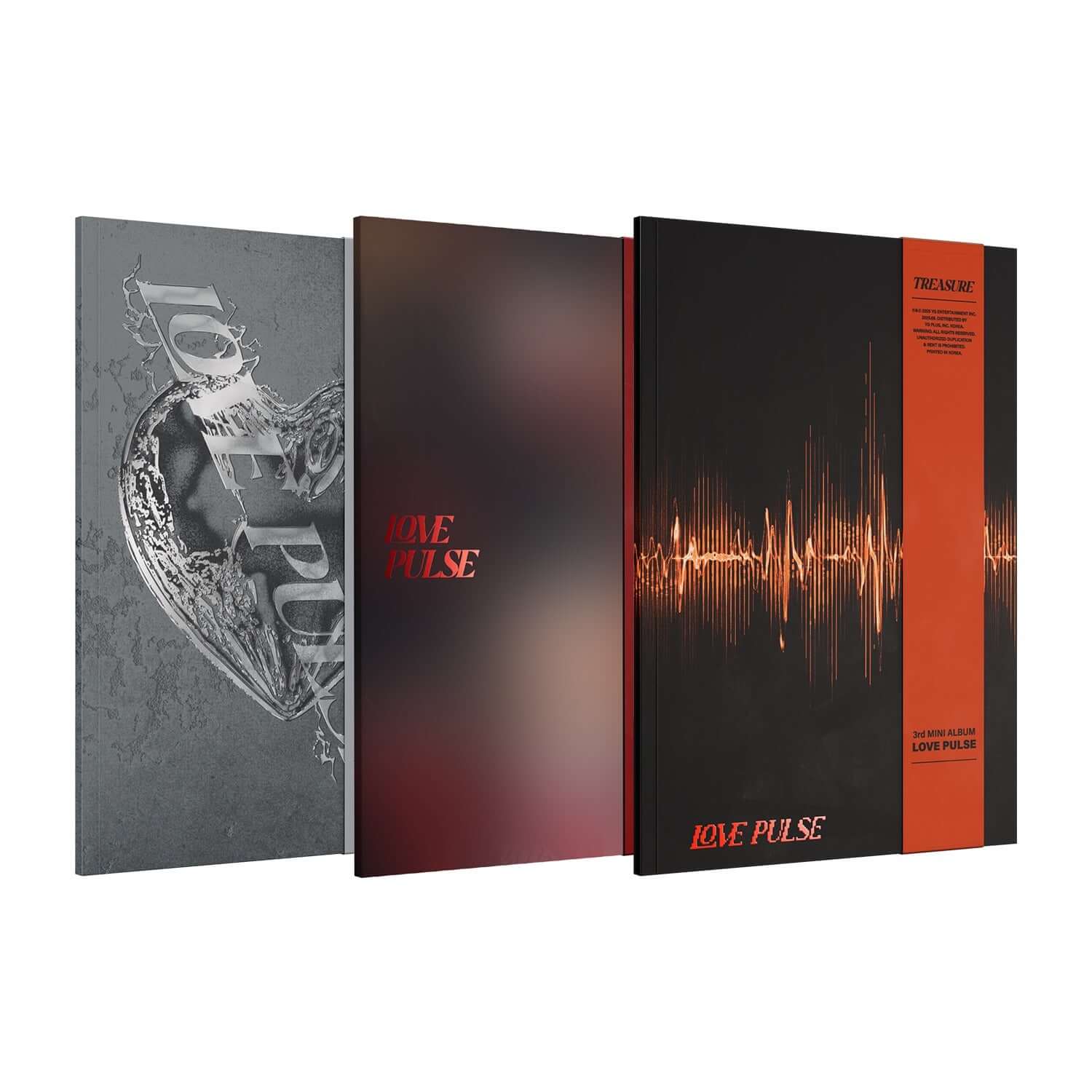 TREASURE - 3rd MINI ALBUM [LOVE PULSE] (Set of 3) - Kpop Alb | Kool Seoul - Buy Kpop Albums Online