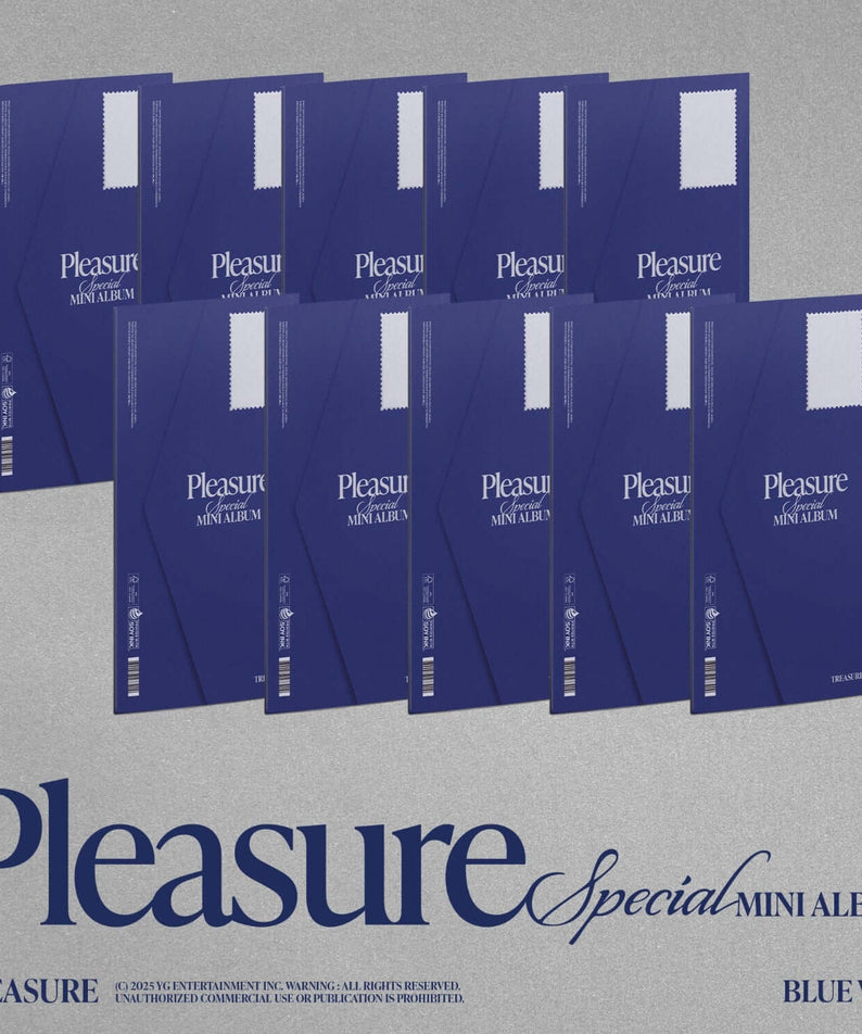 TREASURE - SPECIAL MINI ALBUM [PLEASURE] [BLUE VER.] - Kpop  | Kool Seoul - Buy Kpop Albums Online