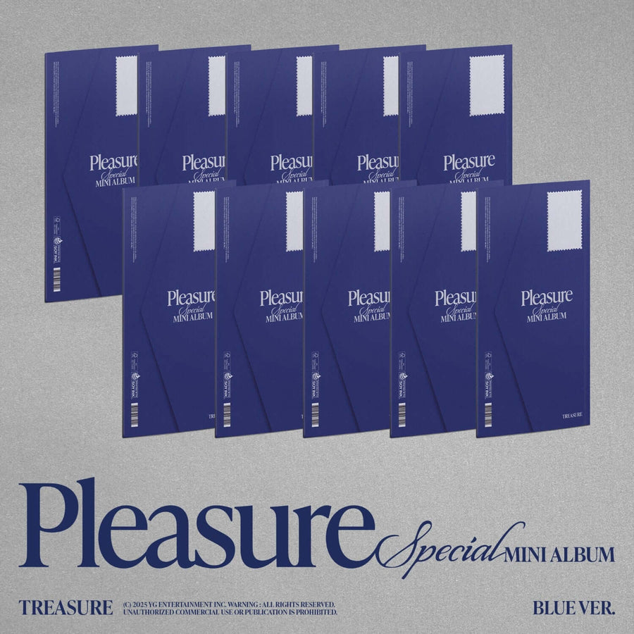 Treasure - Special Mini Album [Pleasure] [Blue Ver.] - Kpop Album