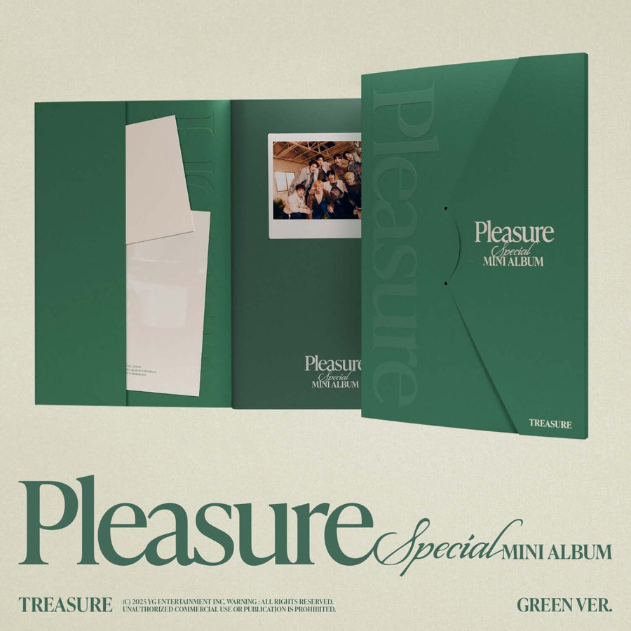 Treasure - Special Mini Album [Pleasure] [Green Ver.] - Kpop Album