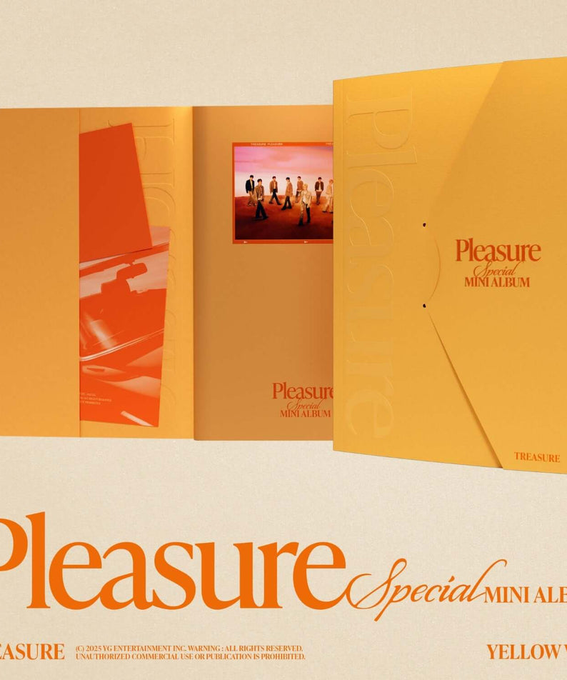 TREASURE - SPECIAL MINI ALBUM [PLEASURE] [YELLOW VER.] - Kpo | Kool Seoul - Buy Kpop Albums Online