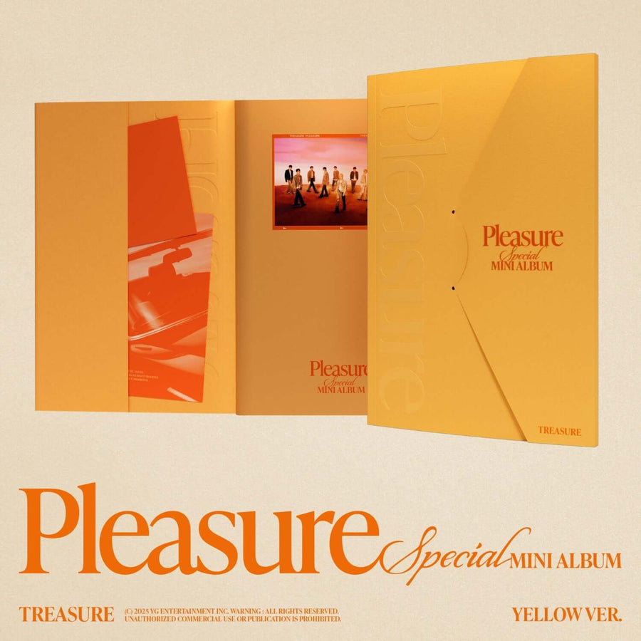 Treasure - Special Mini Album [Pleasure] [Yellow Ver.] - Kpop Album