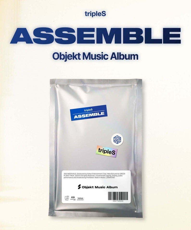 TRIPLES - [ASSEMBLE] (Objekt Music Album) - Kpop Album | Kool Seoul - Buy Kpop Albums Online