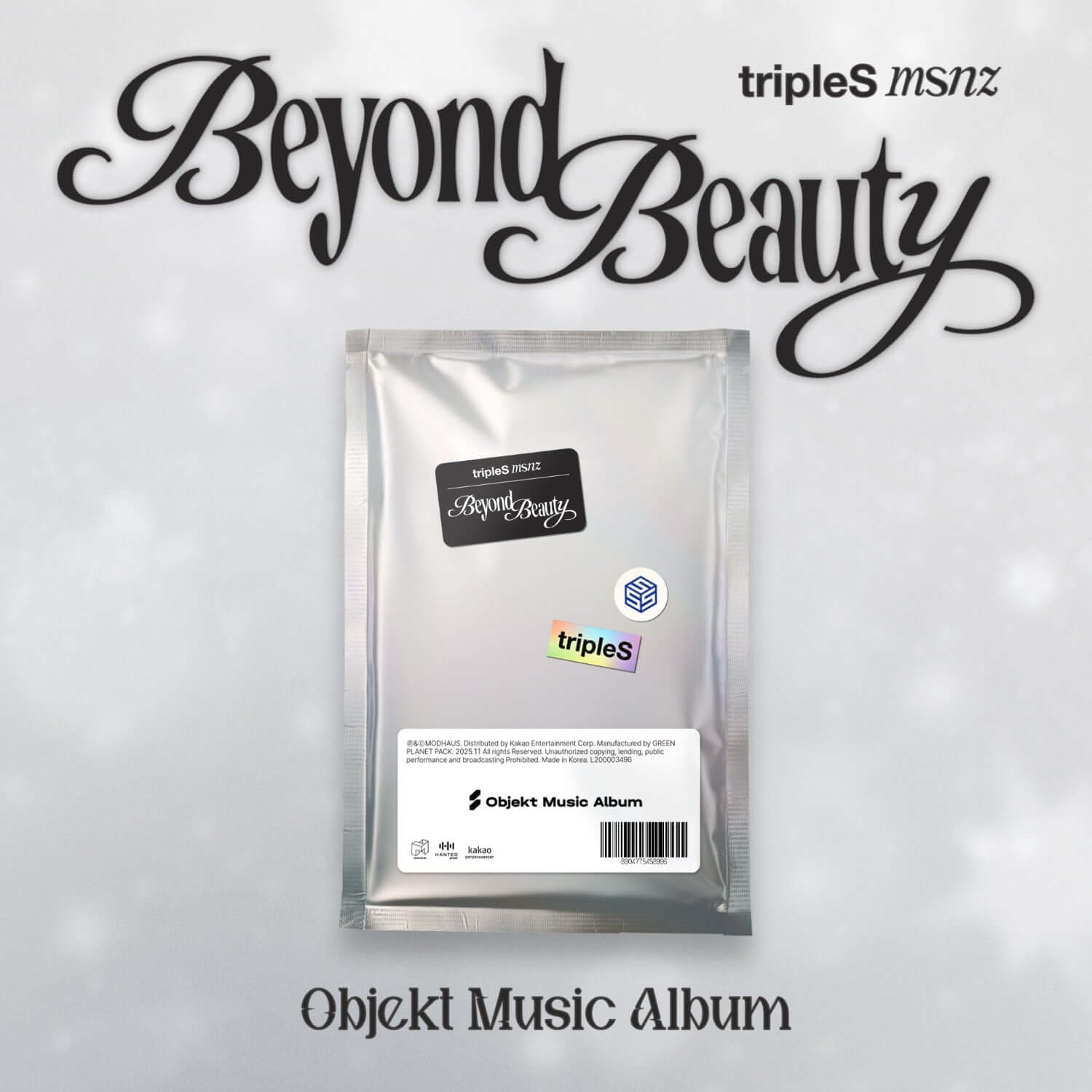 TRIPLES - [msnz <Beyond Beauty>] (Objekt Music Album ver.) - | Kool Seoul - Buy Kpop Albums Online