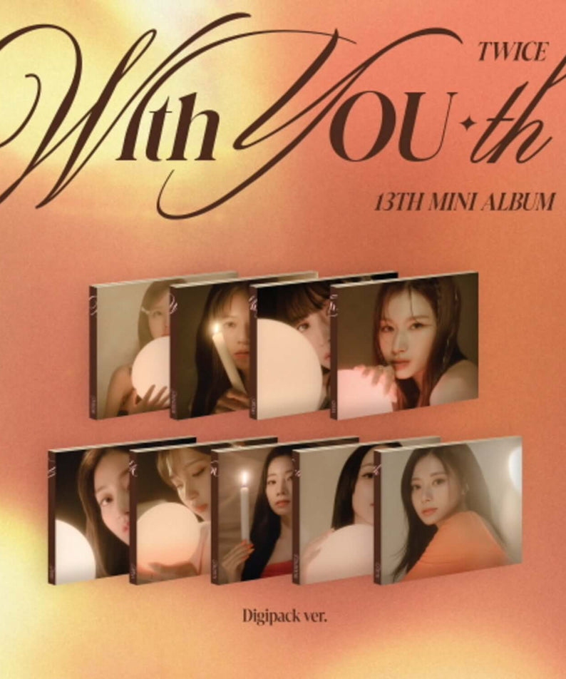 TWICE - 13th Album [With YOU-th] With YOU-th (Digipack Ver.) | Kool Seoul - Buy Kpop Albums Online
