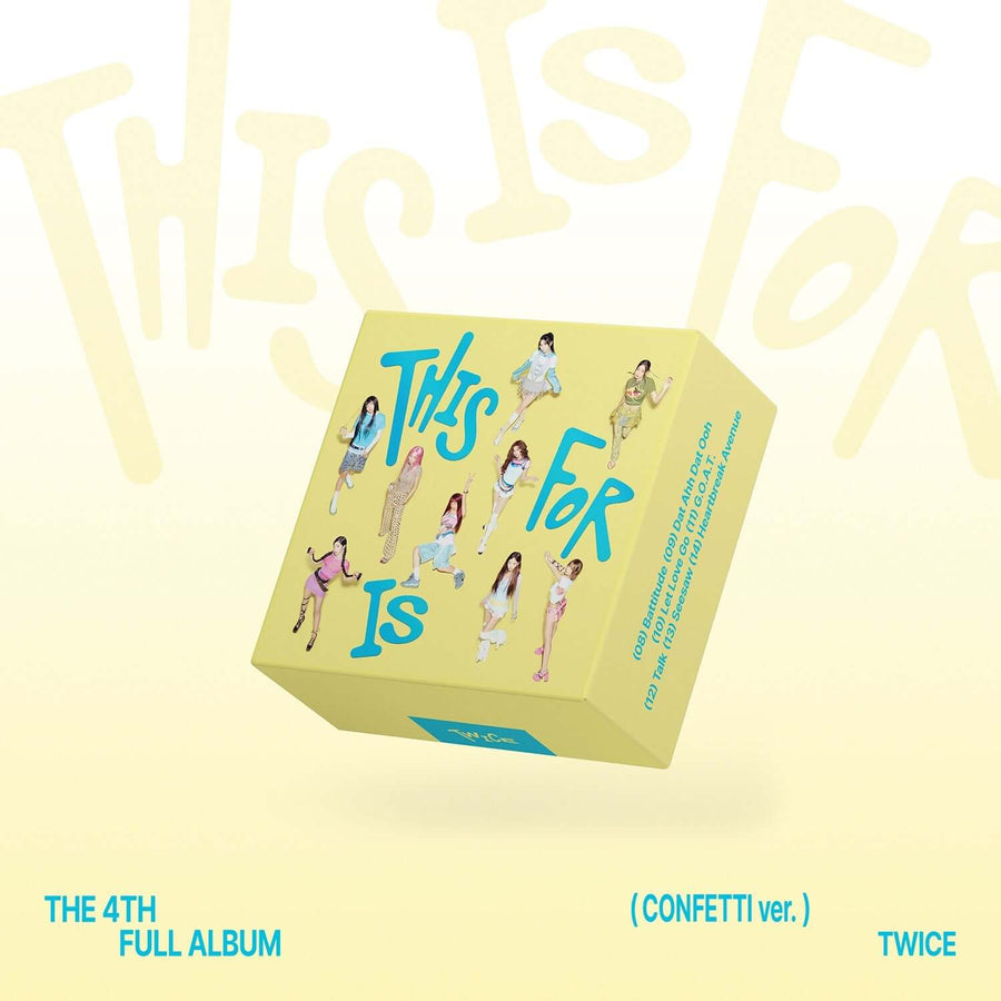 Twice - 4th Album [This Is For] (Confetti Ver.) - Kpop Album