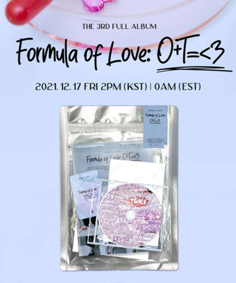 TWICE - [Formula of Love: O+T=<3](Result file ver.) - Kpop A | Kool Seoul - Buy Kpop Albums Online