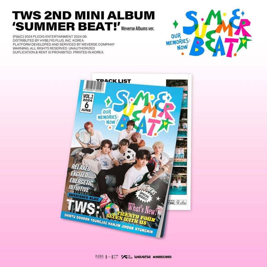Tws - 2nd Mini Album [Summer Beat!] (Weverse Albums Ver.) - Kpop Album