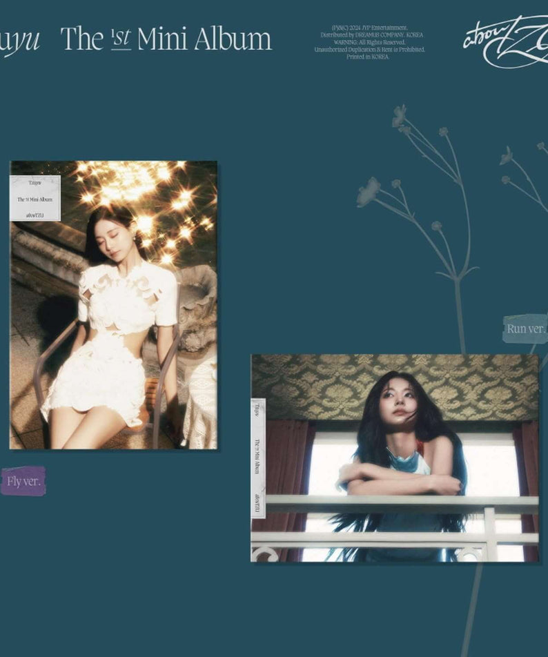 TZUYU - 1st Album [abouTZU] (Run ver. / Fly ver.) (Random) - | Kool Seoul - Buy Kpop Albums Online