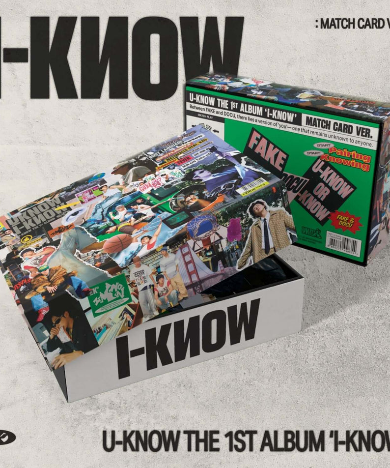 U-KNOW YUNHO - 1st Album [I-KNOW] (Match Card Ver.)(Smart Al | Kool Seoul - Buy Kpop Albums Online