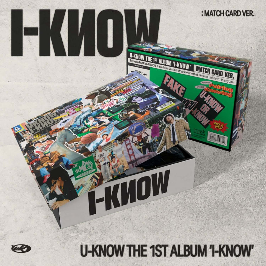 U-Know Yunho - 1st Album [I-Know] (Match Card Ver.)(Smart Album) - Kpop Album