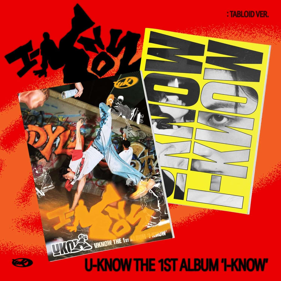 U-Know Yunho - 1st Album [I-Know] (Tabloid Ver.) (Random 1 Of 2) - Kpop Album