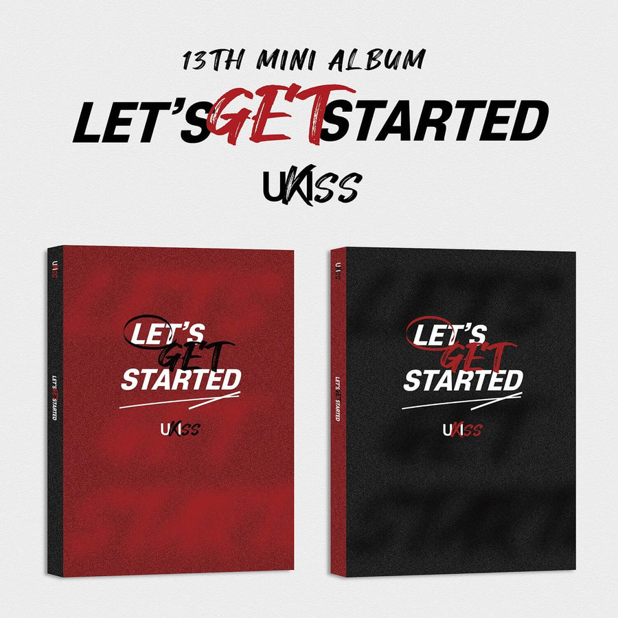 Ukiss - 13th Album [Let’S Get Started] (Flash Ver. / Shadow Ver.) (Set) - Kpop Album