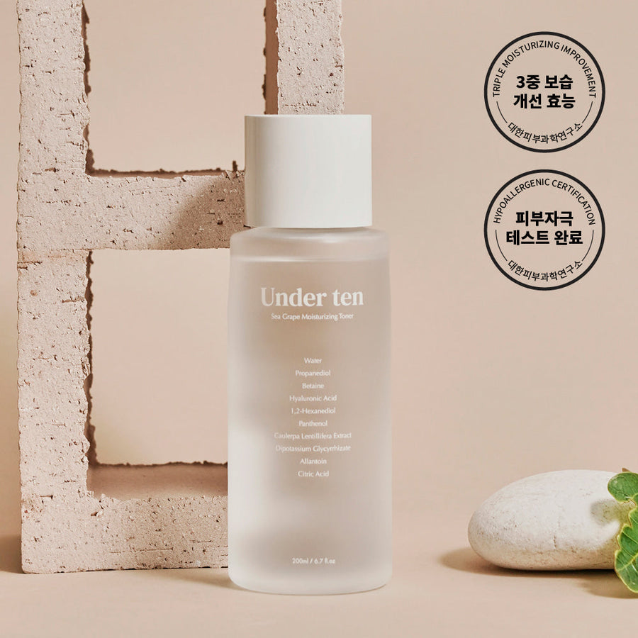 Under Ten Sea Grape Moisturizing Toner 200ml