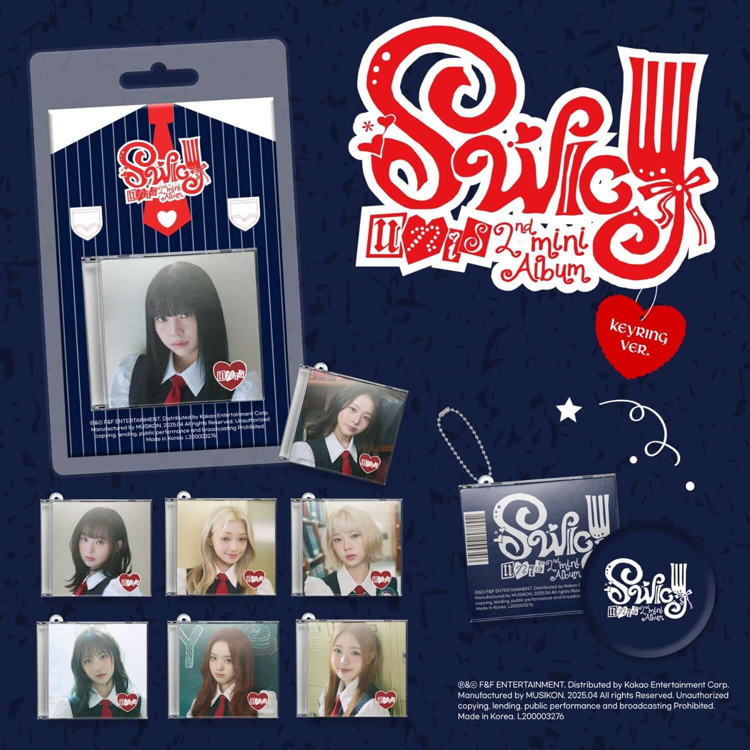 UNIS - 2nd Album [SWICY] (Keyring Ver.) - Kpop Album | Kool Seoul - Buy Kpop Albums Online