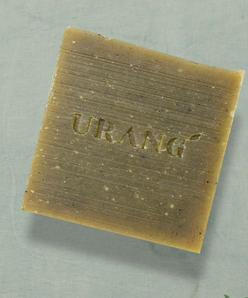 URANG Artmijia Green CP Handmade Soap displayed on a surface
