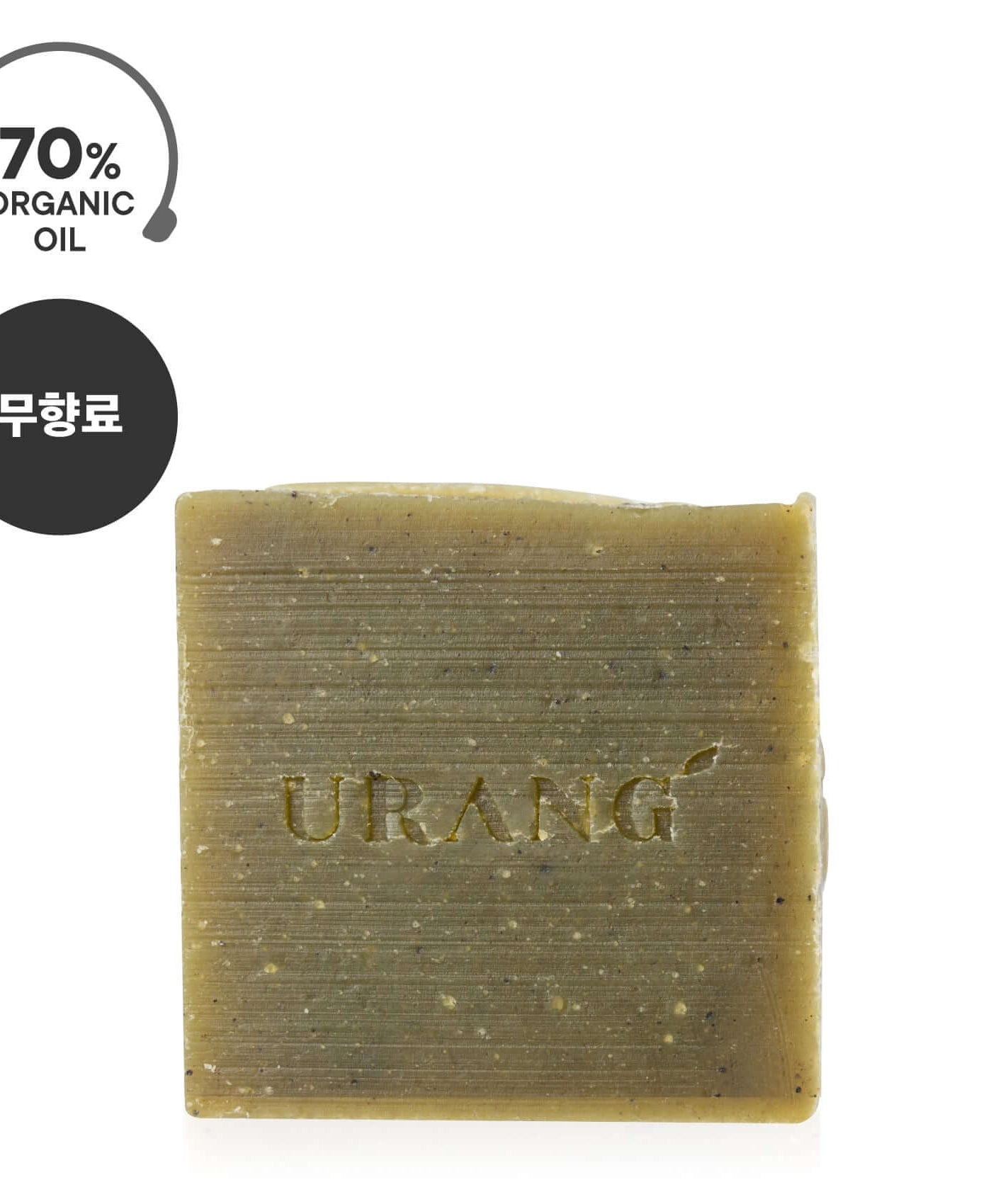 URANG Artmijia Green CP Handmade Soap with 70% organic oil, natural skincare bar