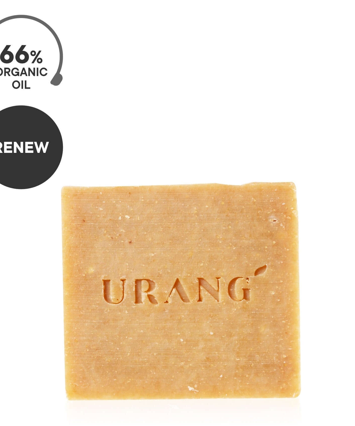 URANG Sweet Honey & Milk CP Handmade Soap with 66% organic oil, natural skincare product