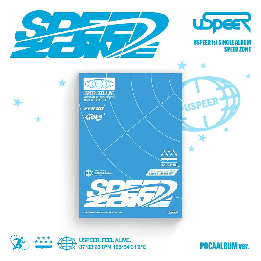 Uspeer - 1st Single Album [Speed Zone] (Poca Album Ver.) - Kpop Album