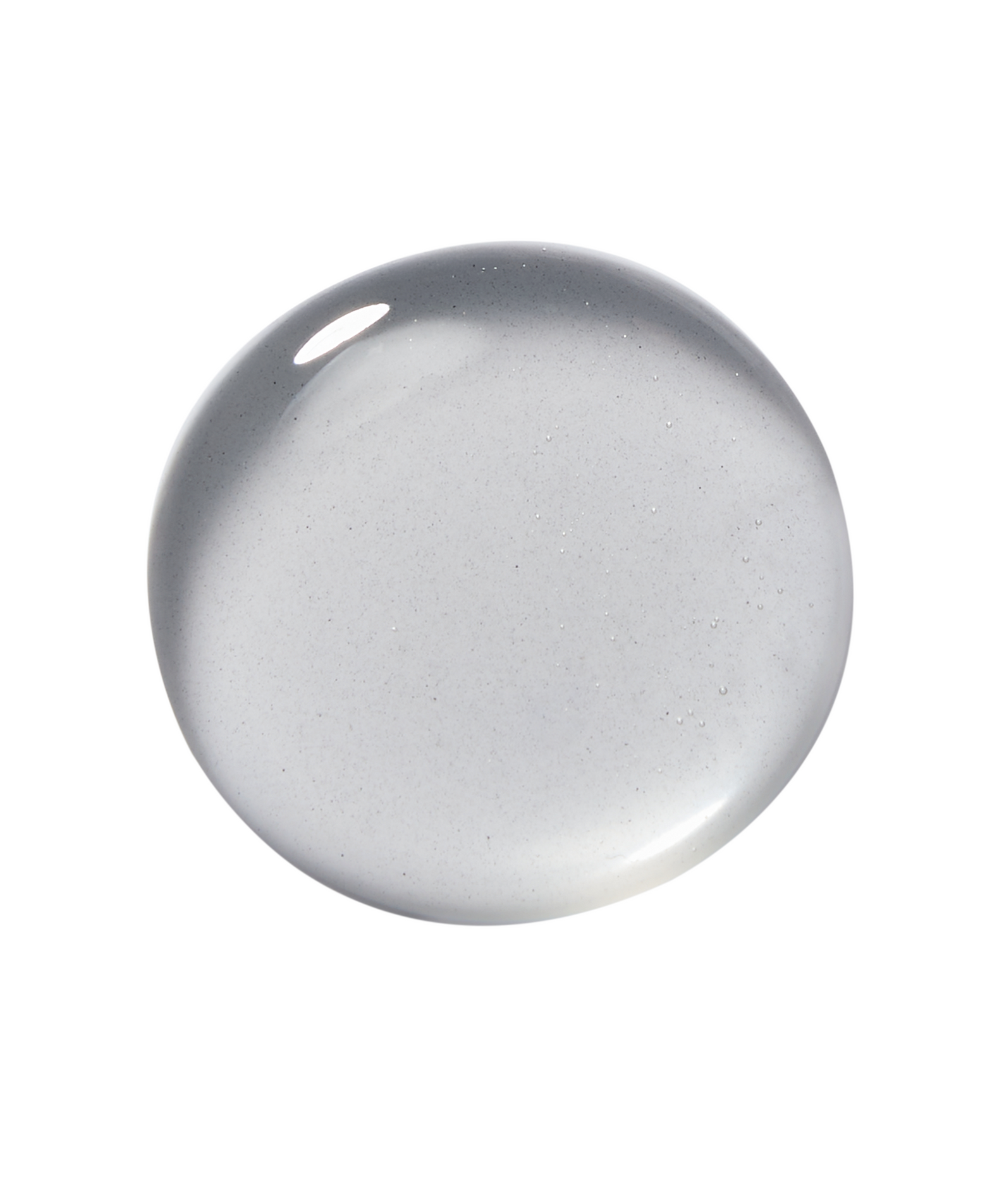 Drop of VIDIVICI Clear Pore Control Deep Cleansing Oil 300ml on white background showing texture and clarity.