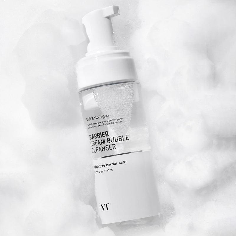 Vt Cosmetic Barrier Cream Bubble Cleanser 140ml