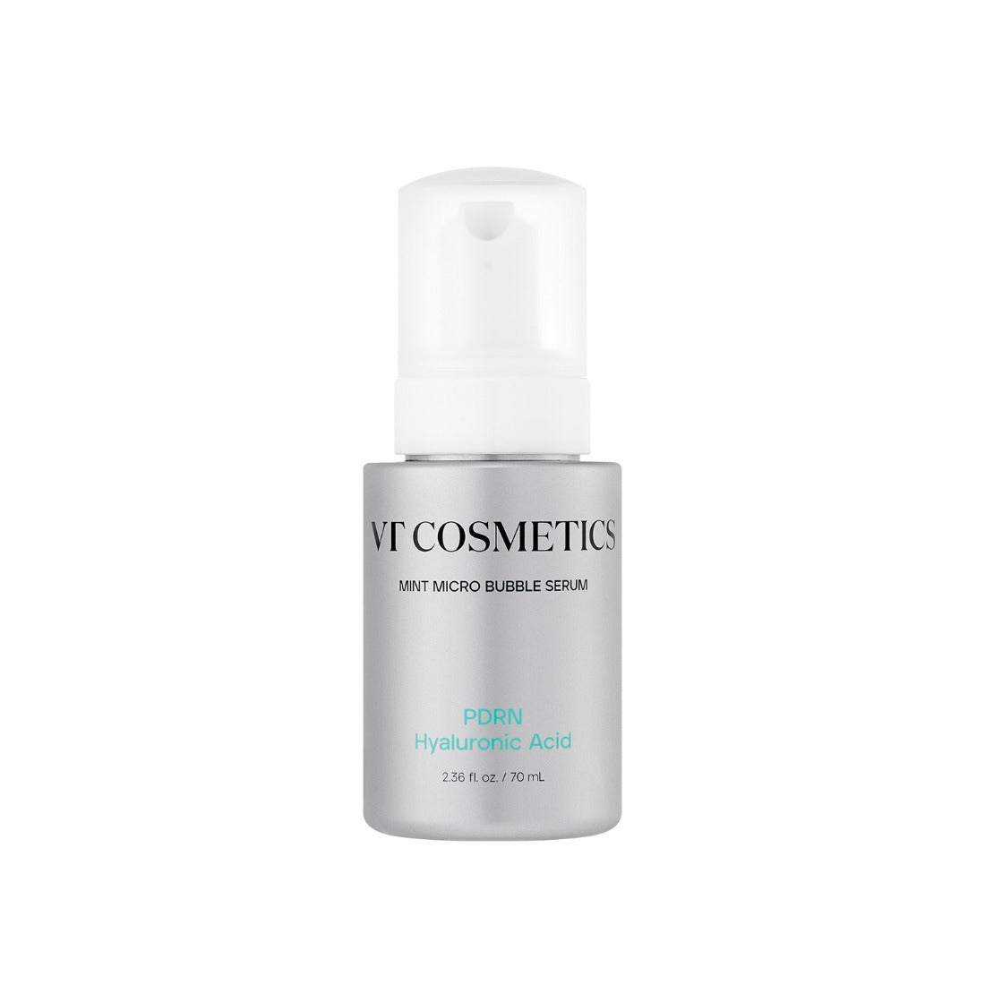 VT COSMETIC PDRN Hyaluronic Acid Mint Micro Bubble Serum 70ml bottle