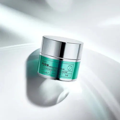 VT COSMETIC PDRN Riddle Shot Cream 50ml jar on a sleek white background
