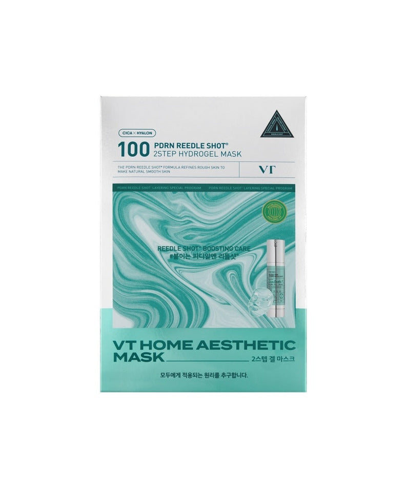 VT COSMETIC Riddle Shot 100 2 Step Hydrogel Mask 5 Sheets packaging