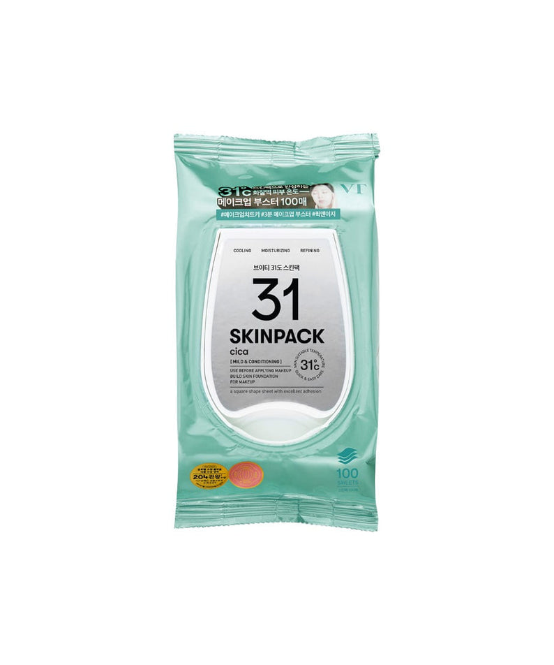 VT COSMETICS 31Â°C Skin Pack 100p 210g packaging