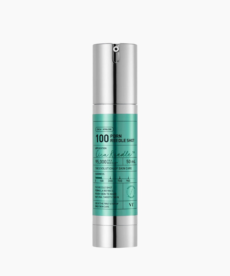VT COSMETICS PDRN Reedle Shot® skincare product bottle on a white background.