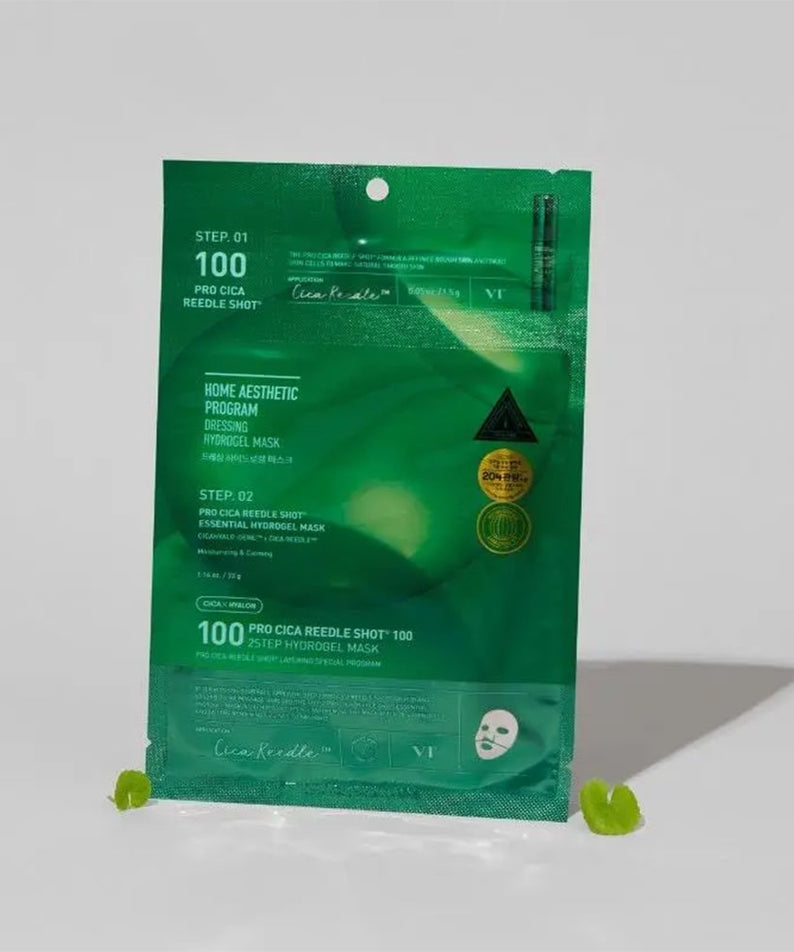 Vt Cosmetics  Pro Cica Riddle Shot 100 2-Step Hydrogel Mask (4-pack)