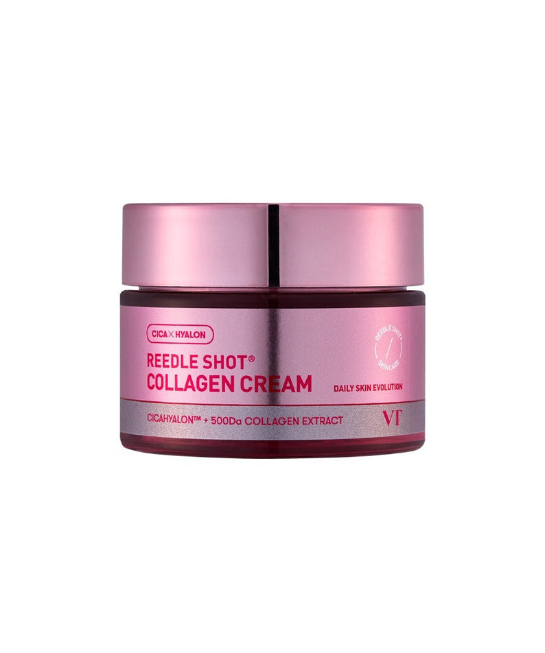 VT COSMETICS Reedle ShotÂ® Collagen Cream - 50ml jar on white background