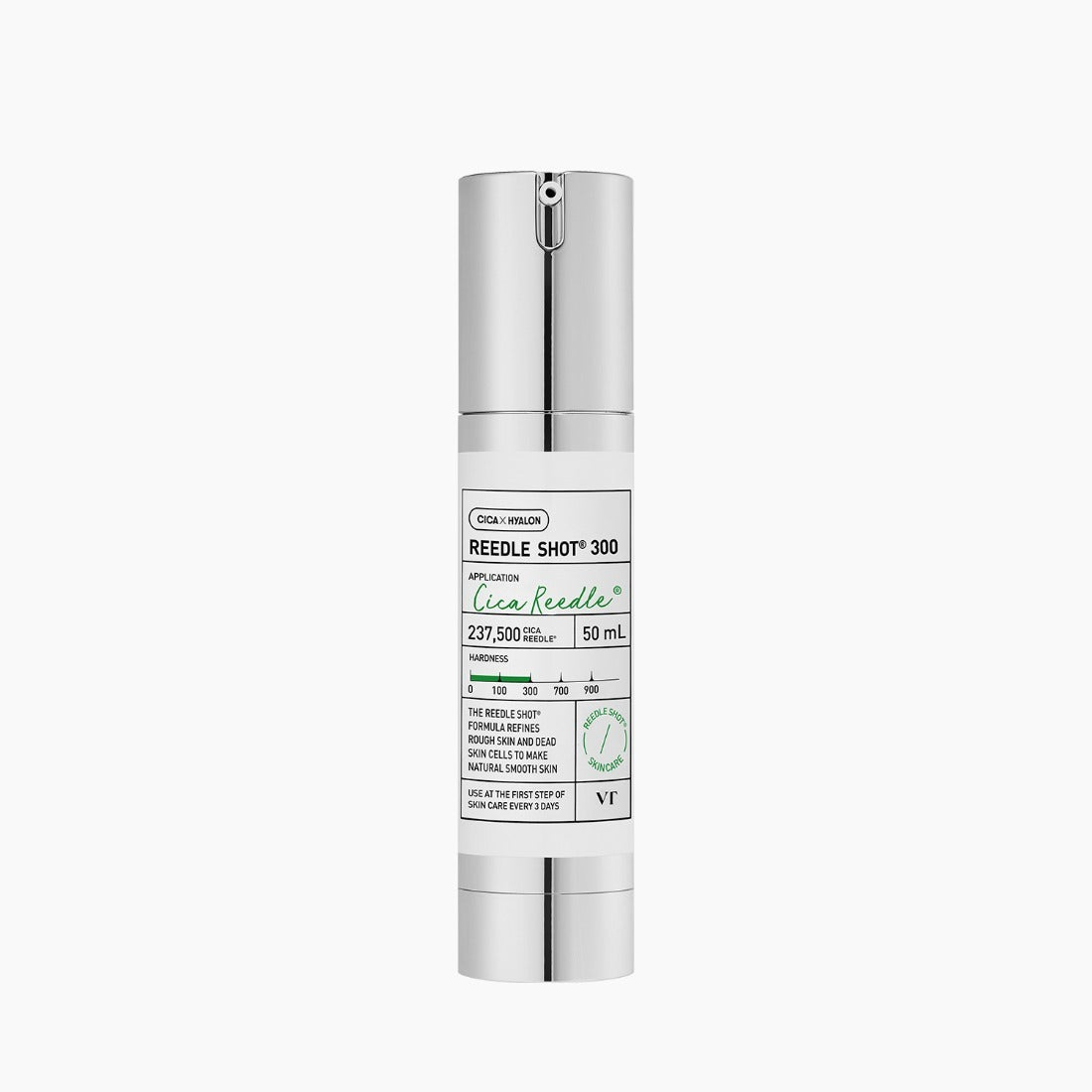 VT COSMETICS Reedle ShotÂ® skincare product bottle with ingredients and volume details visible on label