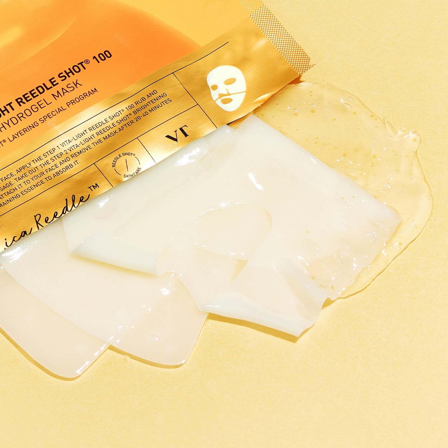Vt Cosmetics  Vita-Lite Riddle Shot 100 2-Step Hydrogel Mask (4 Sheets)