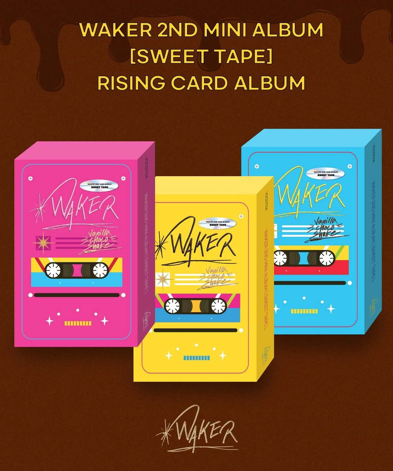 WAKER - 2nd Album [Sweet Tape] [RISING CARD ALBUM] (Set) - K | Kool Seoul - Buy Kpop Albums Online