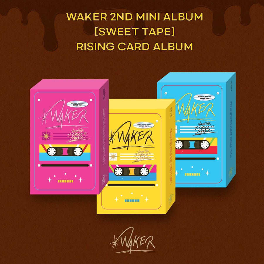 Waker - 2nd Album [Sweet Tape] [Rising Card Album] (Set) - Kpop Album