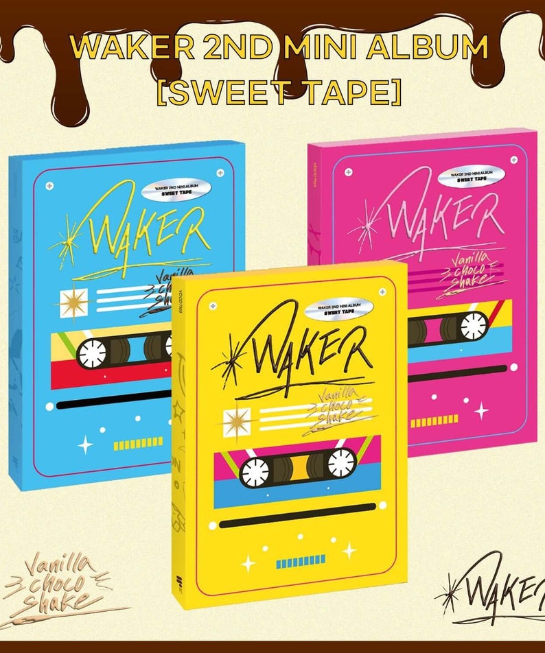 WAKER - 2nd Album [Sweet Tape] (Random) - Kpop Album | Kool Seoul - Buy Kpop Albums Online