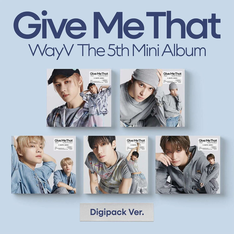 Wayv - 5th Album [Give Me That] (Digipack Ver.) (Set Of 5) - Kpop Album
