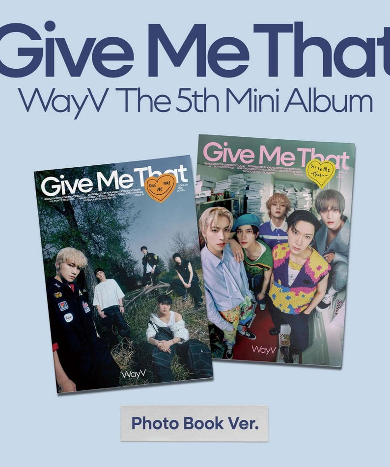 WAYV - 5th Album [Give Me That] (Photobook Ver.) (Random) -  | Kool Seoul - Buy Kpop Albums Online