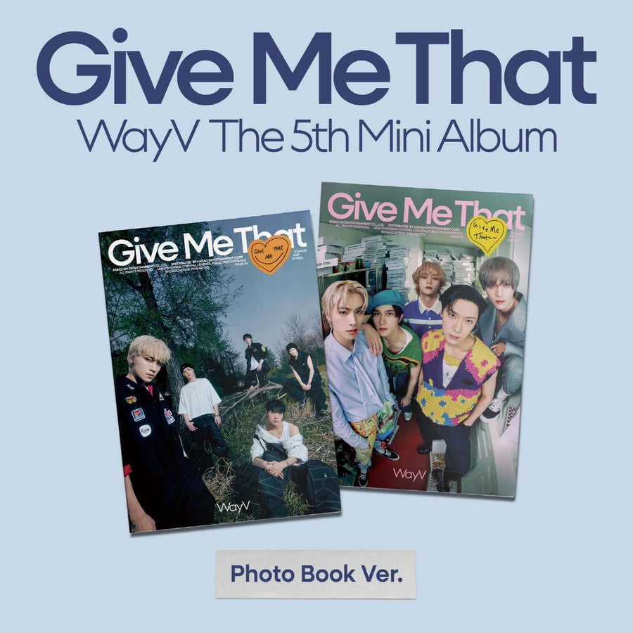 Wayv - 5th Album [Give Me That] (Photobook Ver.) (Random) - Kpop Album