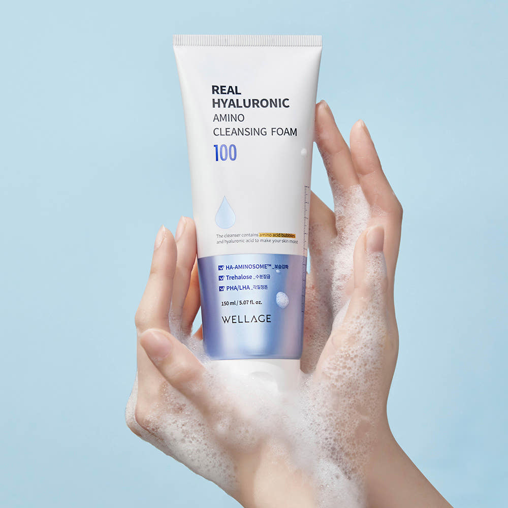 Wellage  Real Hyaluronic Amino Cleansing Foam 150ml