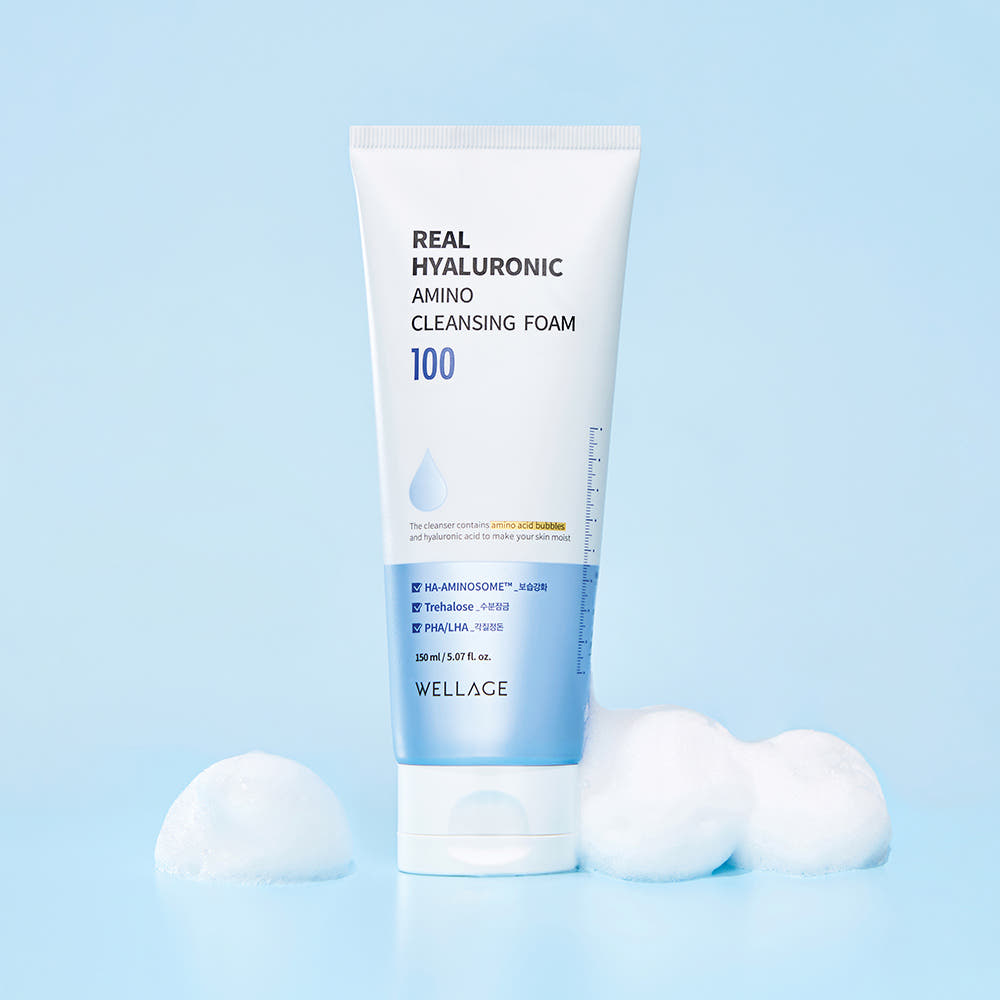 Wellage  Real Hyaluronic Amino Cleansing Foam 150ml