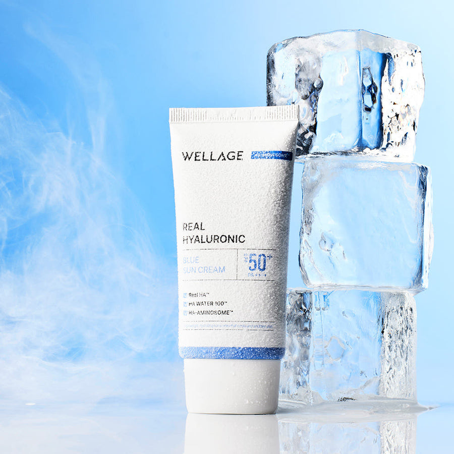 Wellage  Real Hyaluronic Blue Sunscreen 50ml